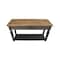 International Concepts Rectangle Vista Console/Sofa Table, 48 W, 16 L, 30 in H, Wood, Hickory/Washed Coal OT45-15S - alternate 7